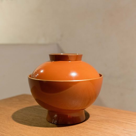 Bol  de sopa con tapa
