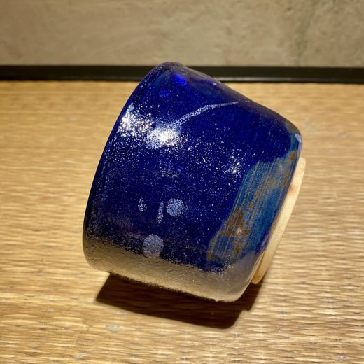 Bol para té matcha Azul
