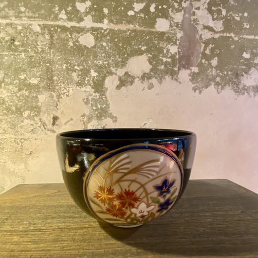 Bol para té matcha Flor