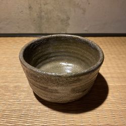 Bol para té matcha marrón