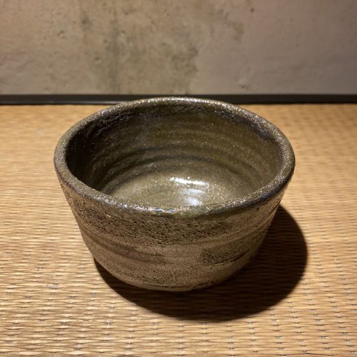 Bol para té matcha marrón