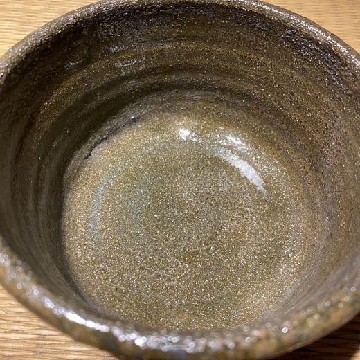 Bol para té matcha marrón