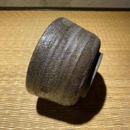 Bol para té matcha marrón