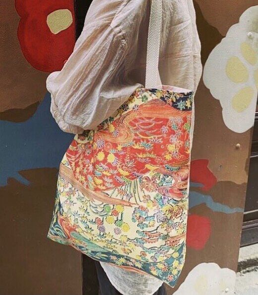 Bolso kimono de beni