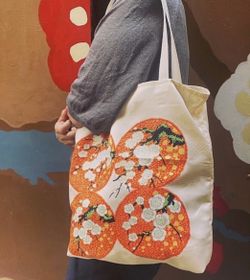 Bolso kimono de ciruela