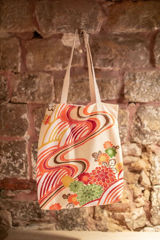 Bolso kimono de crisantemo