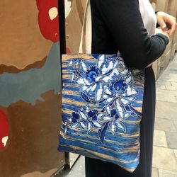 Bolso kimono de orquidea