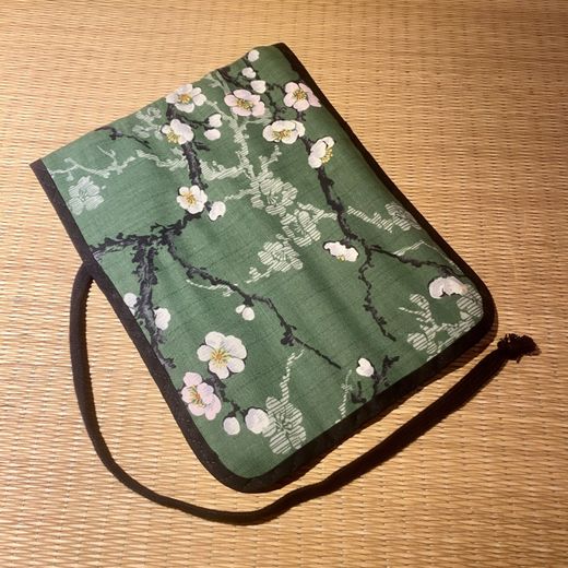 Estuche de pincel Flor verde