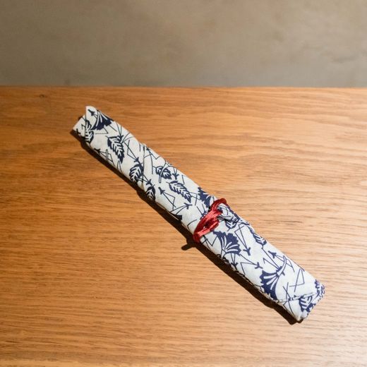 Funda para palillos hojas