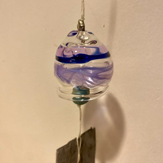 Furin de cristal-campanilla de viento