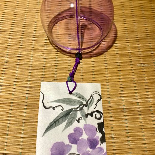 Fuurin de cristal con Sumie Glicina