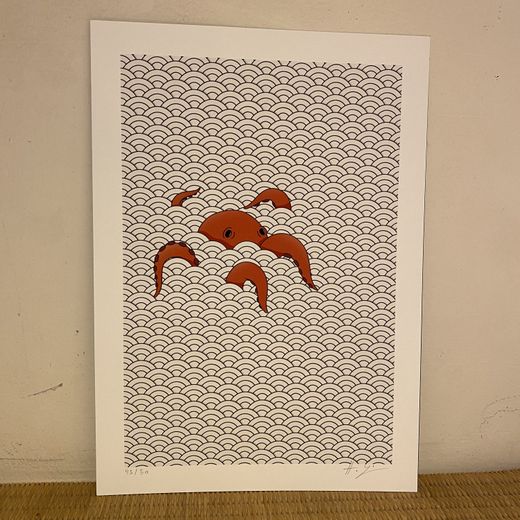Láminas Ola pulpo