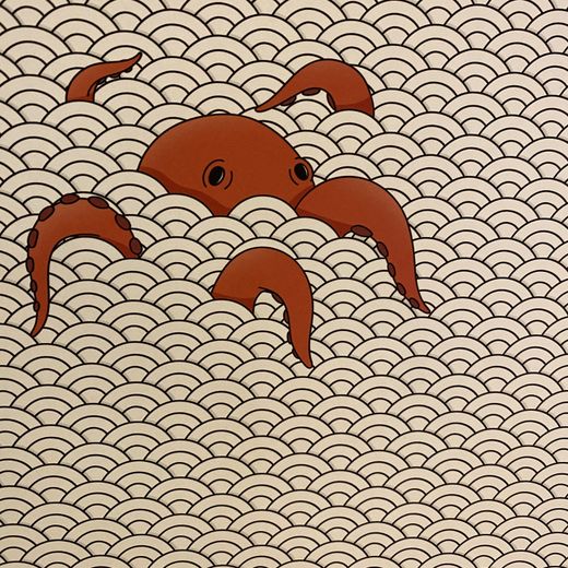 Láminas Ola pulpo