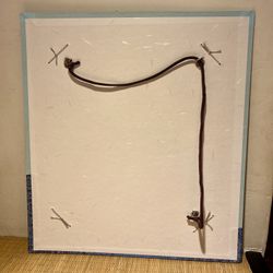 Marco japonés tradicional para Shikishi (Azul Claro)