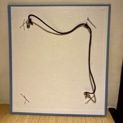 Marco japonés tradicional para Shikishi (Azul)