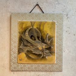 Marco japonés tradicional para Shikishi (Blanco Dorado)