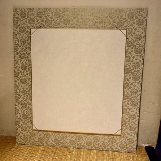 Marco japonés tradicional para Shikishi (Blanco Dorado)