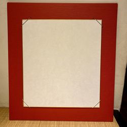Marco japonés tradicional para Shikishi ( Rojo)