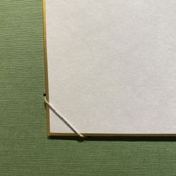 Marco japonés tradicional para Shikishi (Te verde)