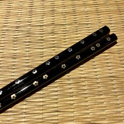 Palillos Flor negro