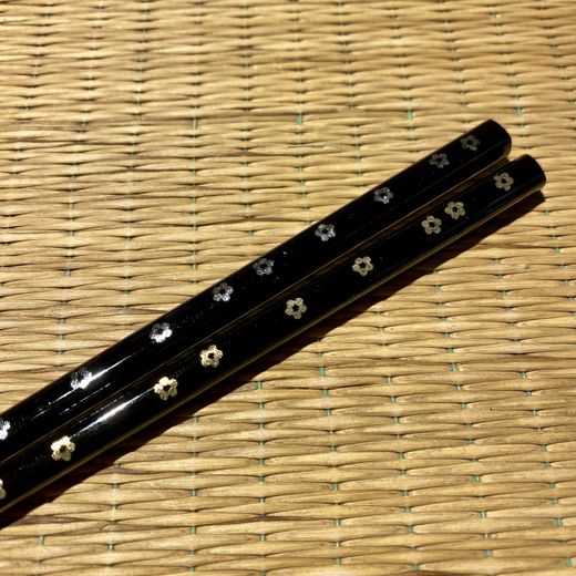Palillos Flor negro