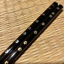 Palillos Flor negro