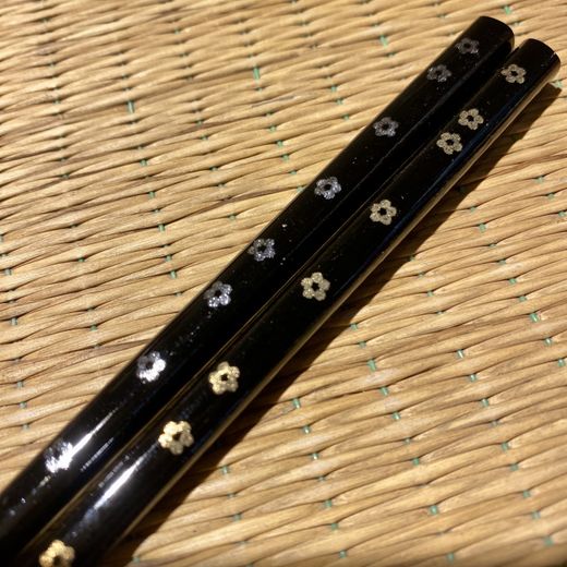 Palillos Flor negro
