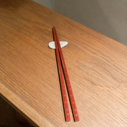 Palillos Flor rojo