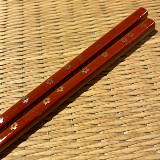 Palillos Flor rojo