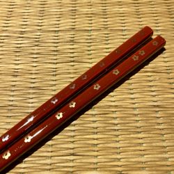Palillos Flor rojo