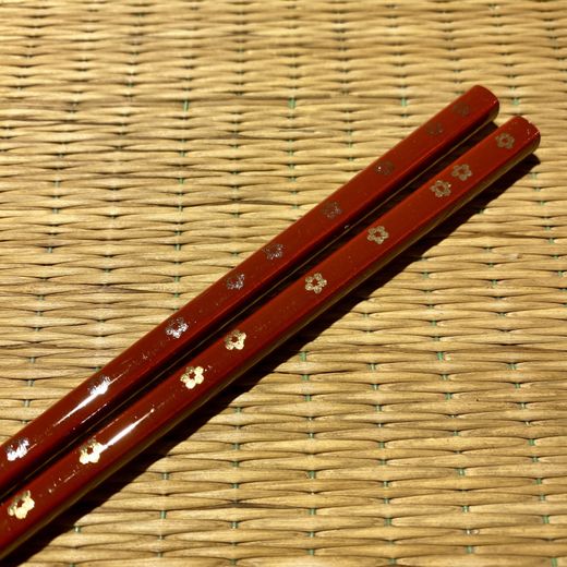 Palillos Flor rojo