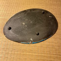 Plato de Raku azul