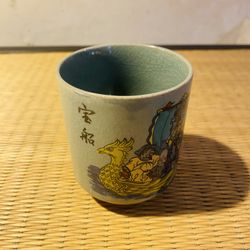 Taza de té con tapa 7 dioses
