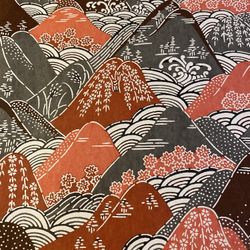Yūzen washi montaña